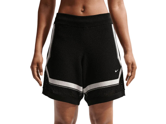 Nike Women’s Sportswear Chill Knit Mid Rise Short (Black)
