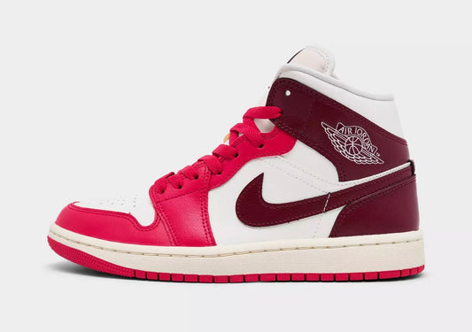 Air Jordan 1 Mid (W) “Dark Team Red”