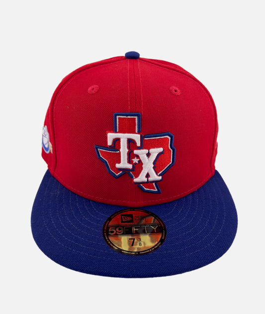 New Era Texas Rangers 50 Year Patch - Red