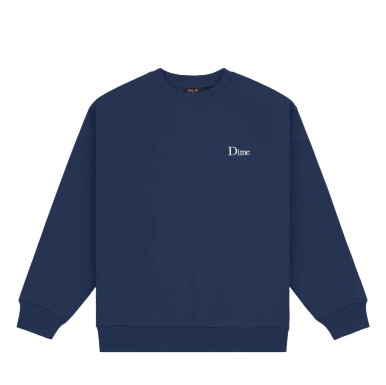 Dime Classic Small Logo Crewneck “Navy”