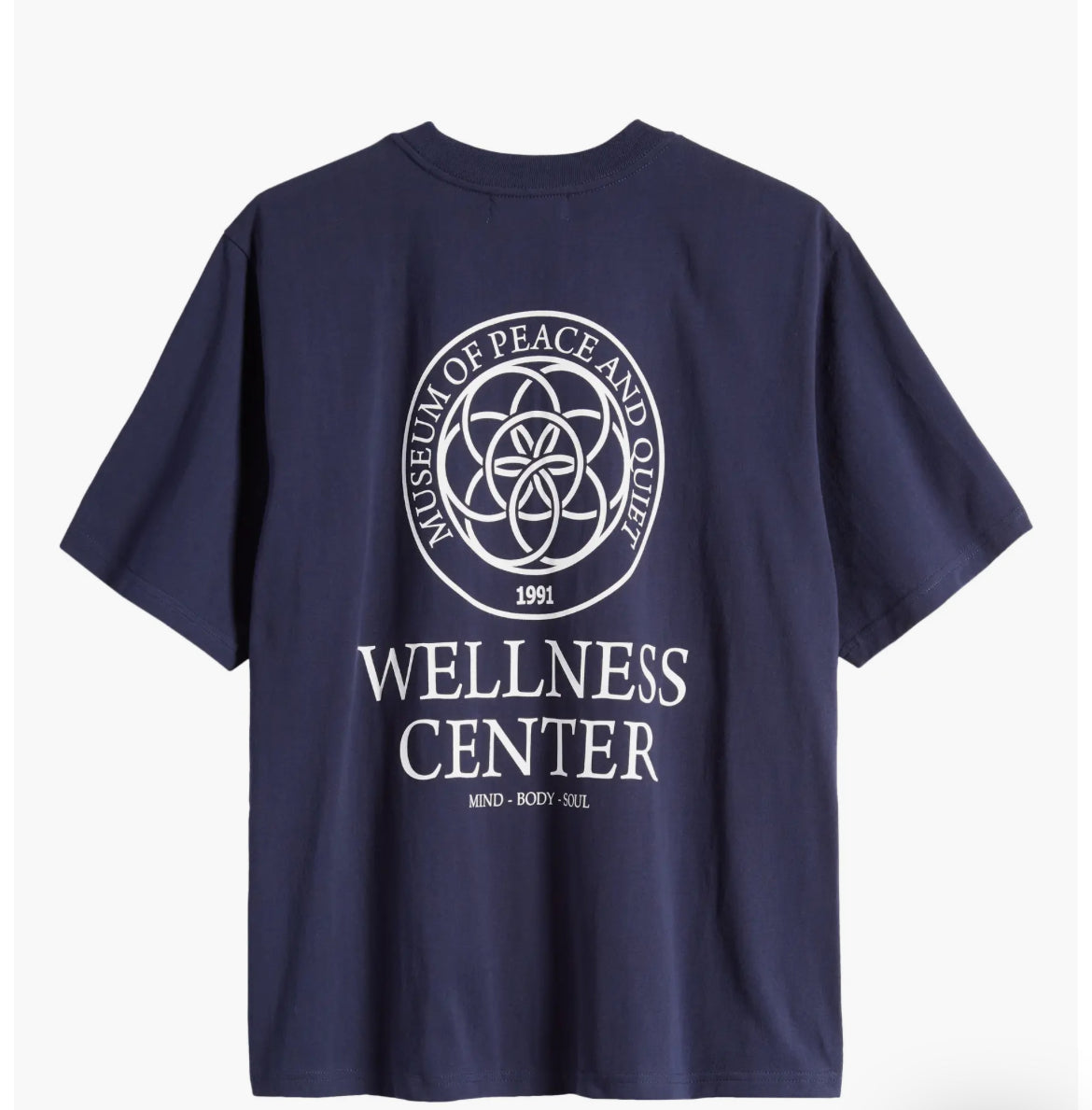 Museum of Peace and Quiet Wellness Center Shirt -Navy