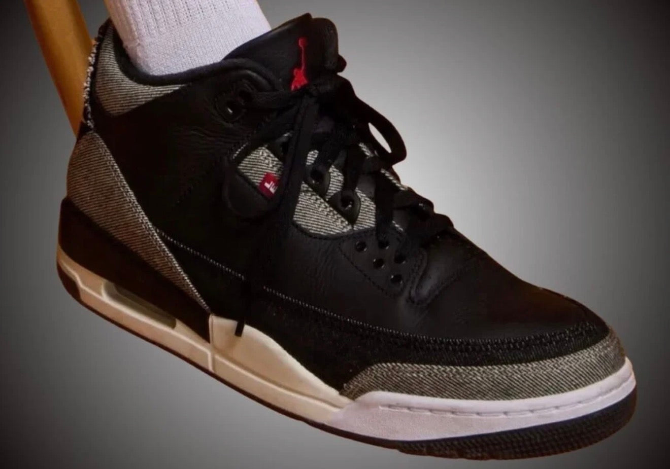 Air Jordan 3 x Levi's “Black Denim"