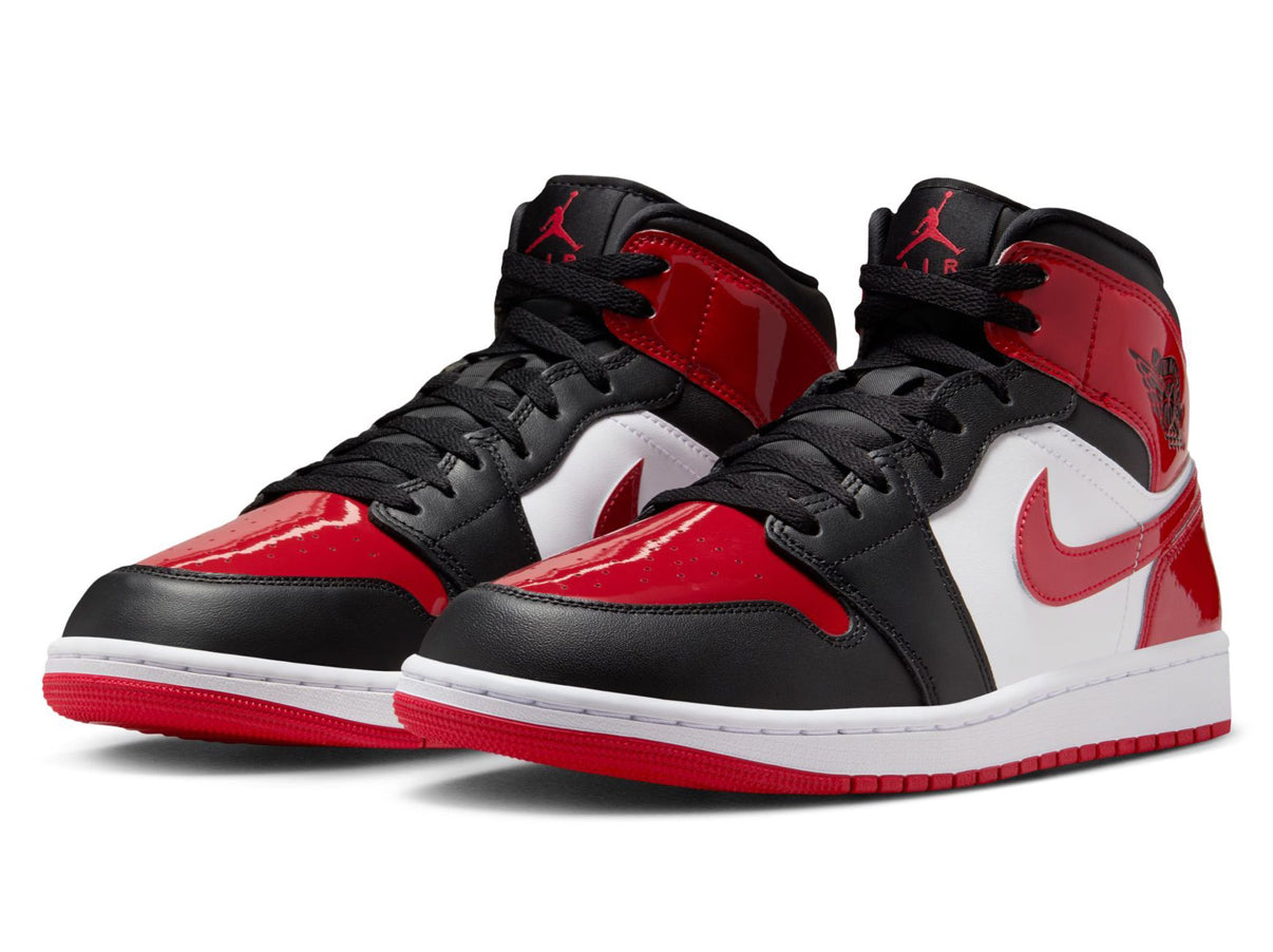 Jordan 1 Mid SE Patent “Bred Toe”