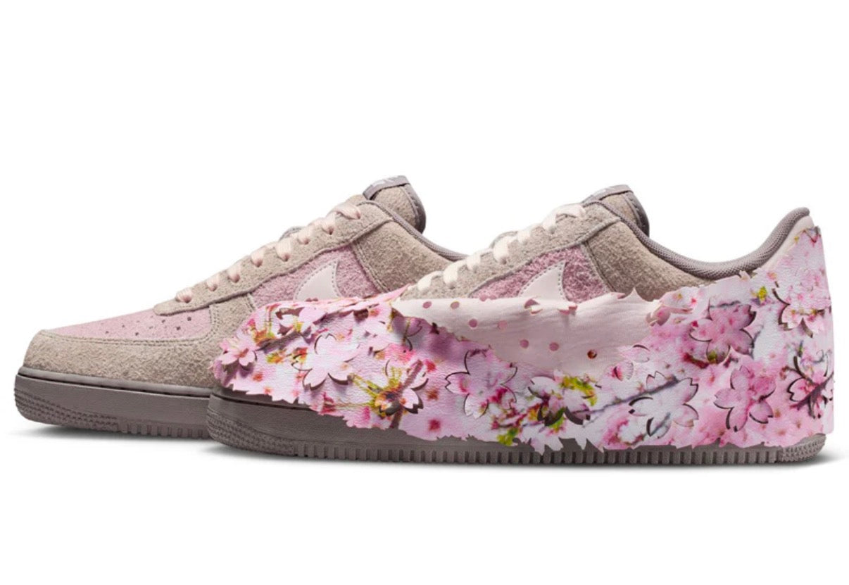 nike cherry blossom air force 1 womens