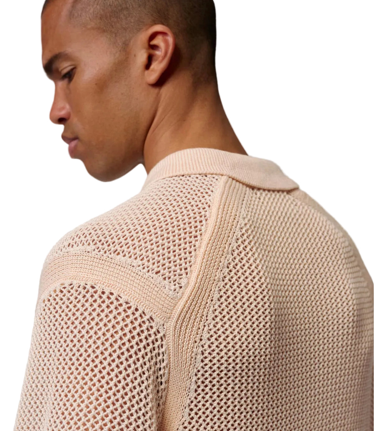 Jordan Men's Knit Polo “Cream”