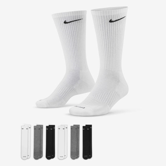 Nike Everyday Cushioned Crew Socks - Multi-Color 6 Pack