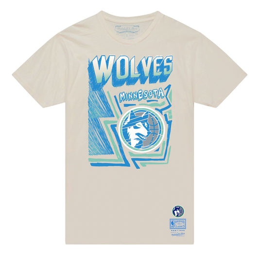 M&N Timberwolves Sidewalk Tee