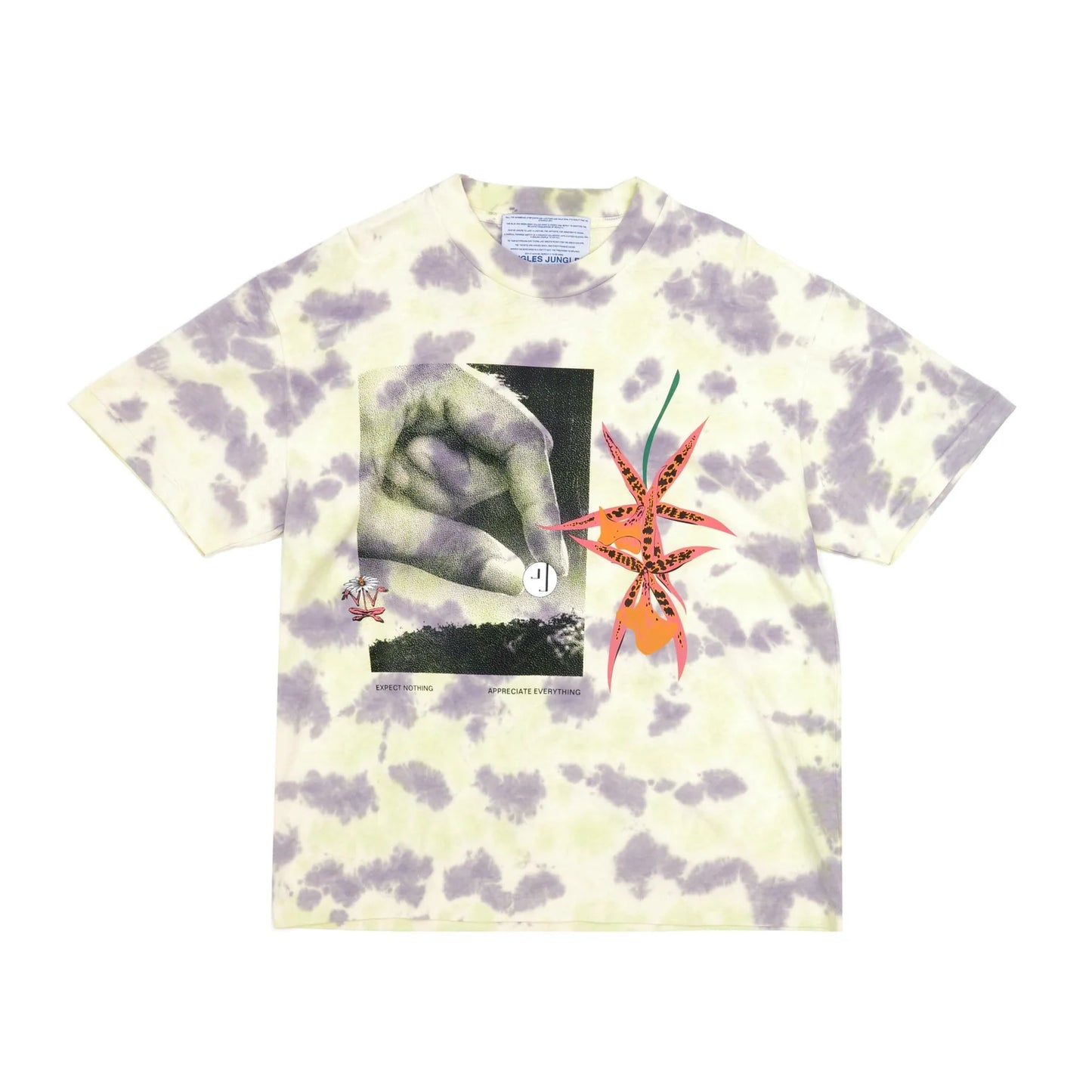 Jungles Expect Nothing Tie Dye Tee