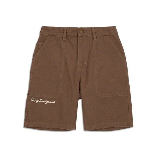 Kids of Immigrants Work Canvas Shorts