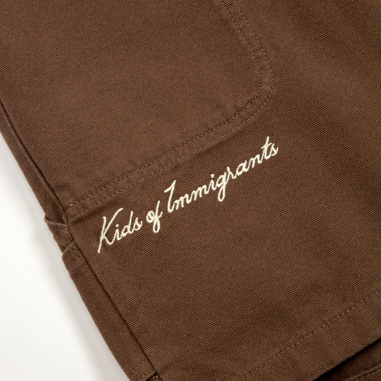 Kids of Immigrants Work Canvas Shorts