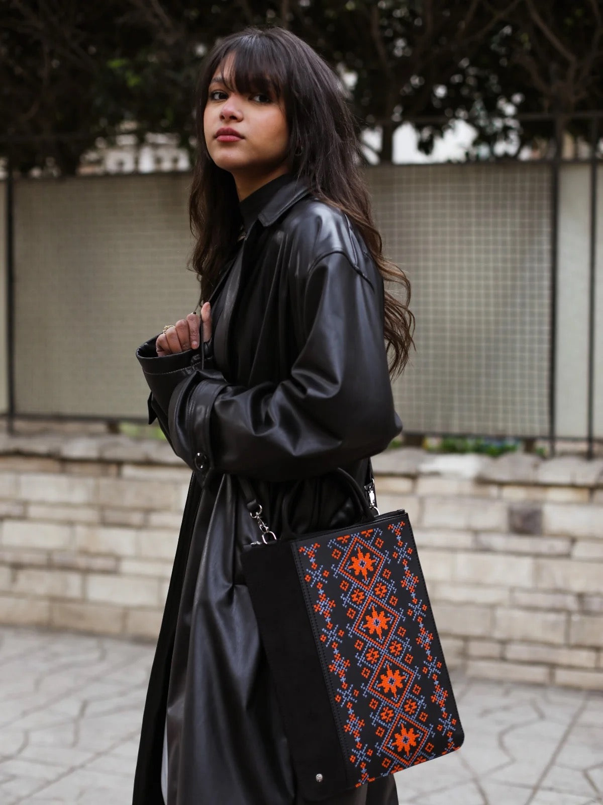 Palma Ethnic Laptop Sleeve (Black)