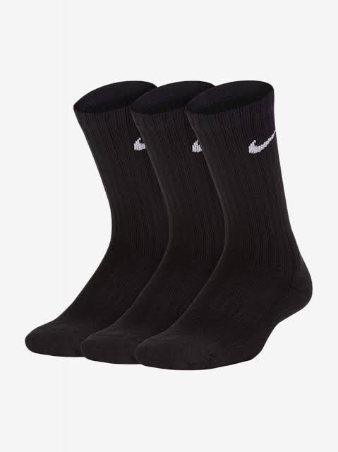 Nike Everyday Cushioned Crew Socks Youth - Black