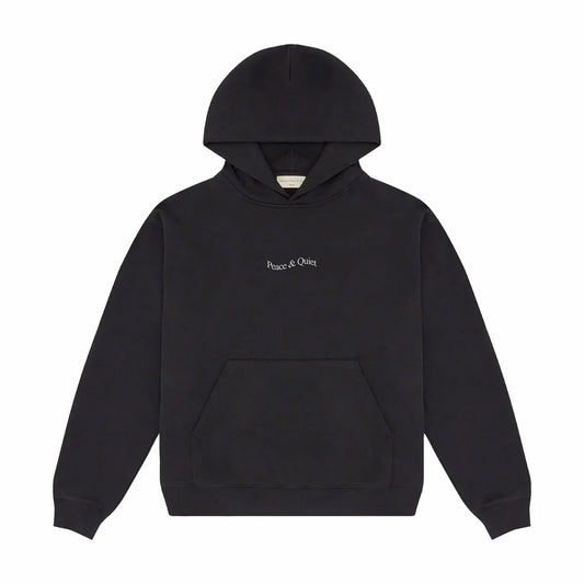 Museum of Peace and Quiet Wordmark Hoodie - Black