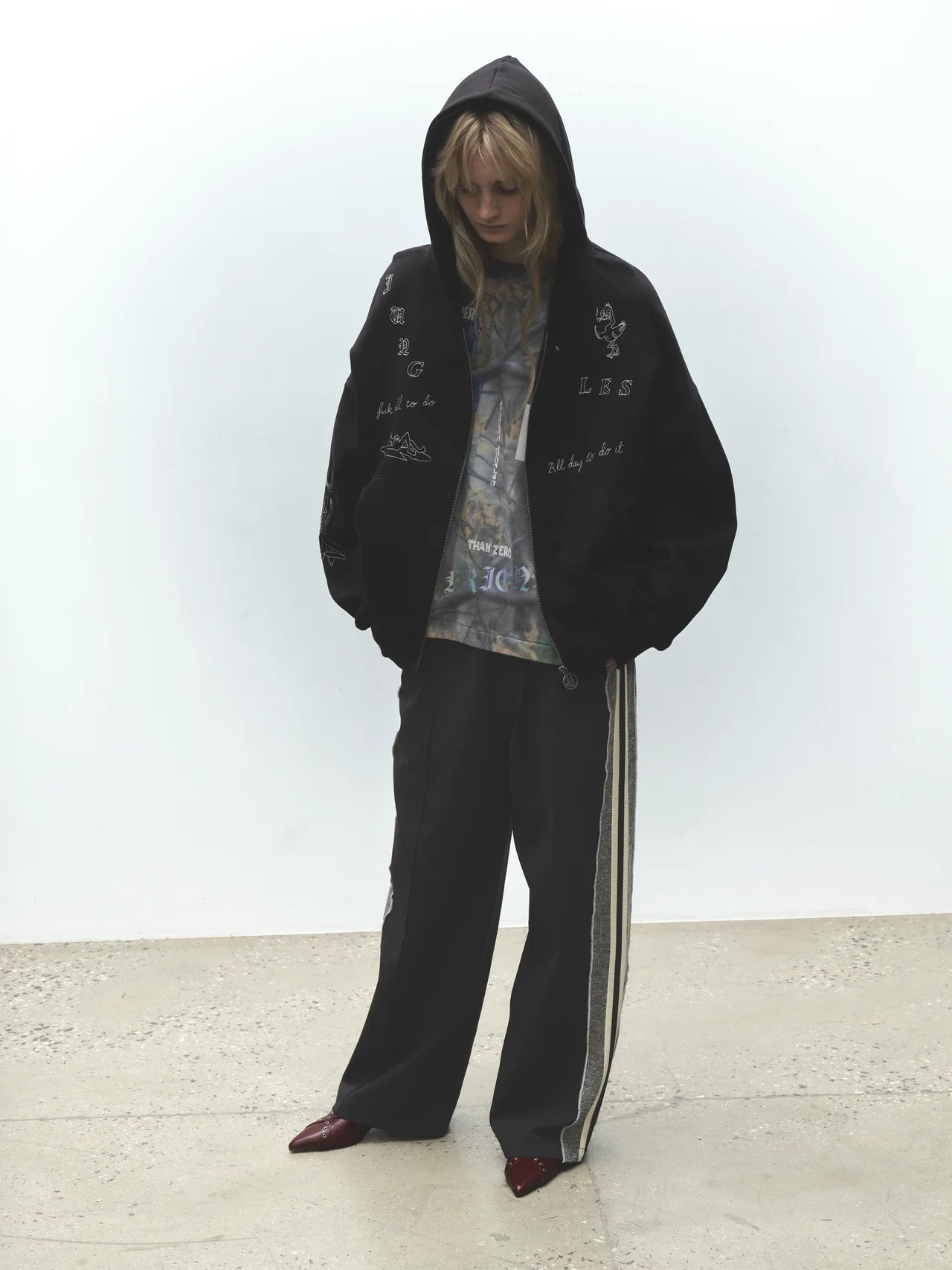 Jungles Jungles Fuck All Zip Hoodie