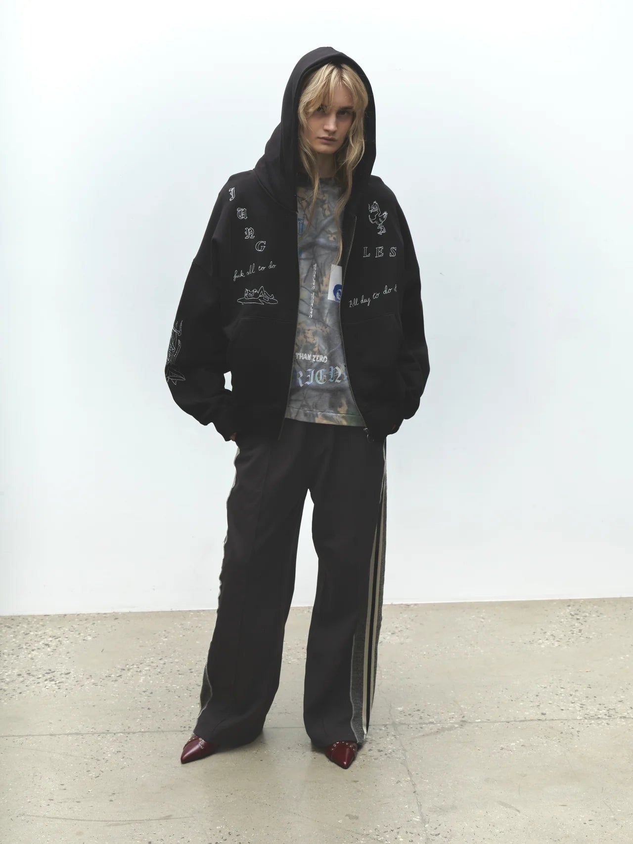 Jungles Jungles Fuck All Zip Hoodie