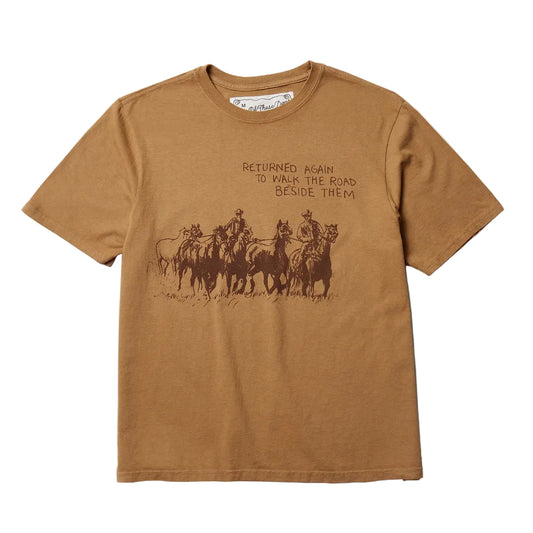 OOTD Return Again T-Shirt - Light Brown