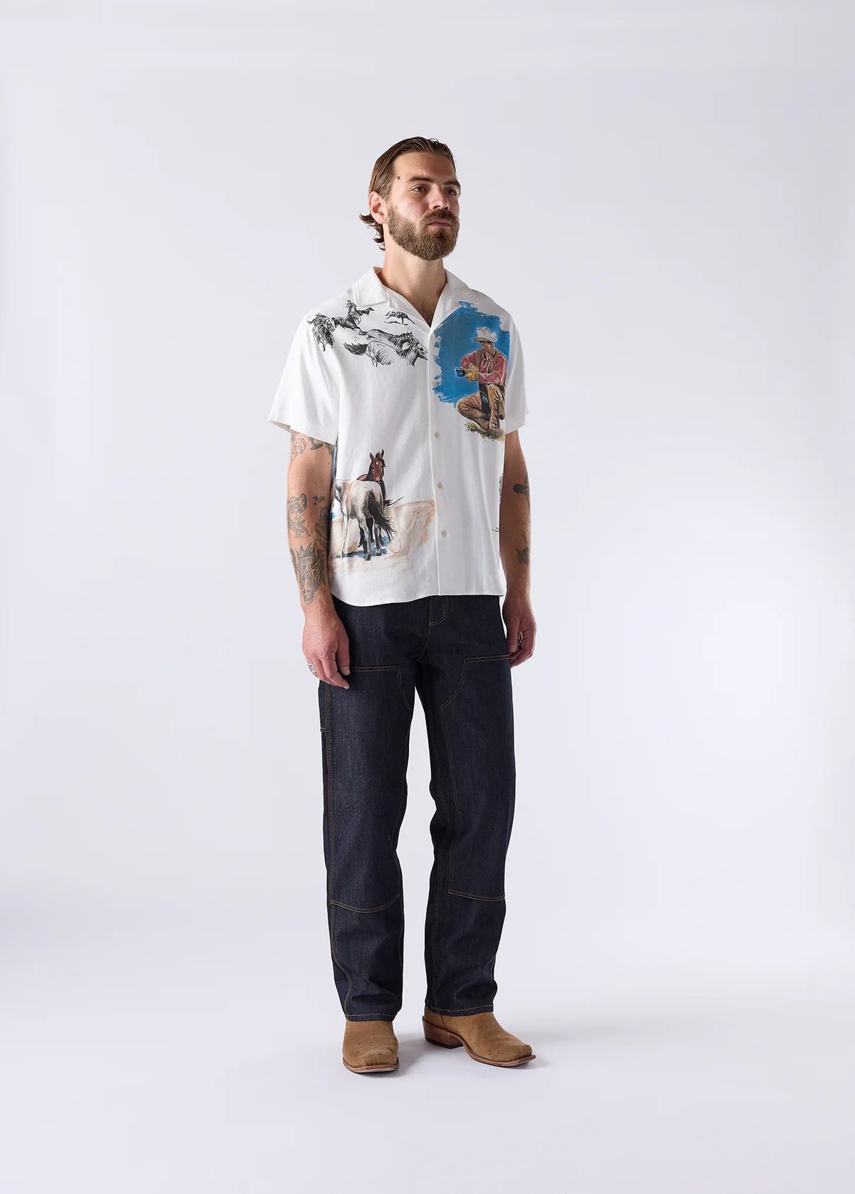 OOTD El Capitan Camp Shirt - Bone