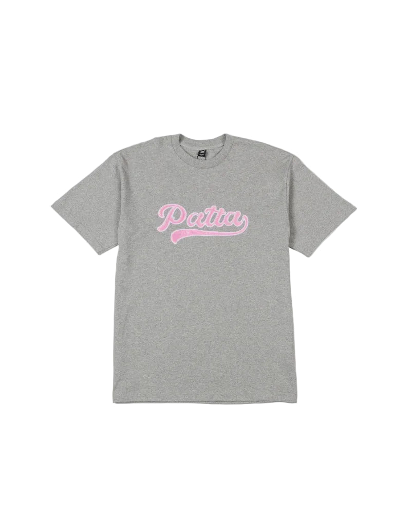 Patta Script Logo Tail T-Shirt "Grey Heather"