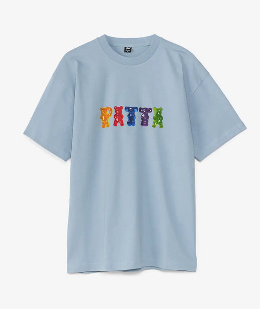 Patta Gummi T-Shirt "Dusty Blue"