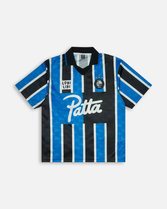 Patta Stripe Football Jersey "French Blue"