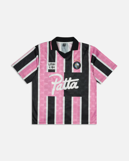 Patta Stripe Football Jersey "Begonia Pink"