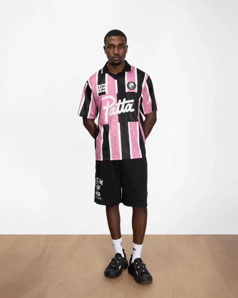 Patta Stripe Football Jersey "Begonia Pink"