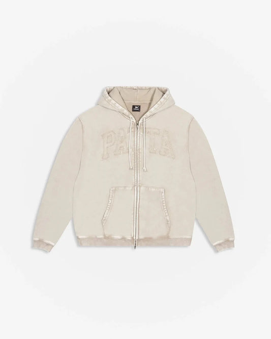 Patta Loopback Logo Zip Hooded Sweater