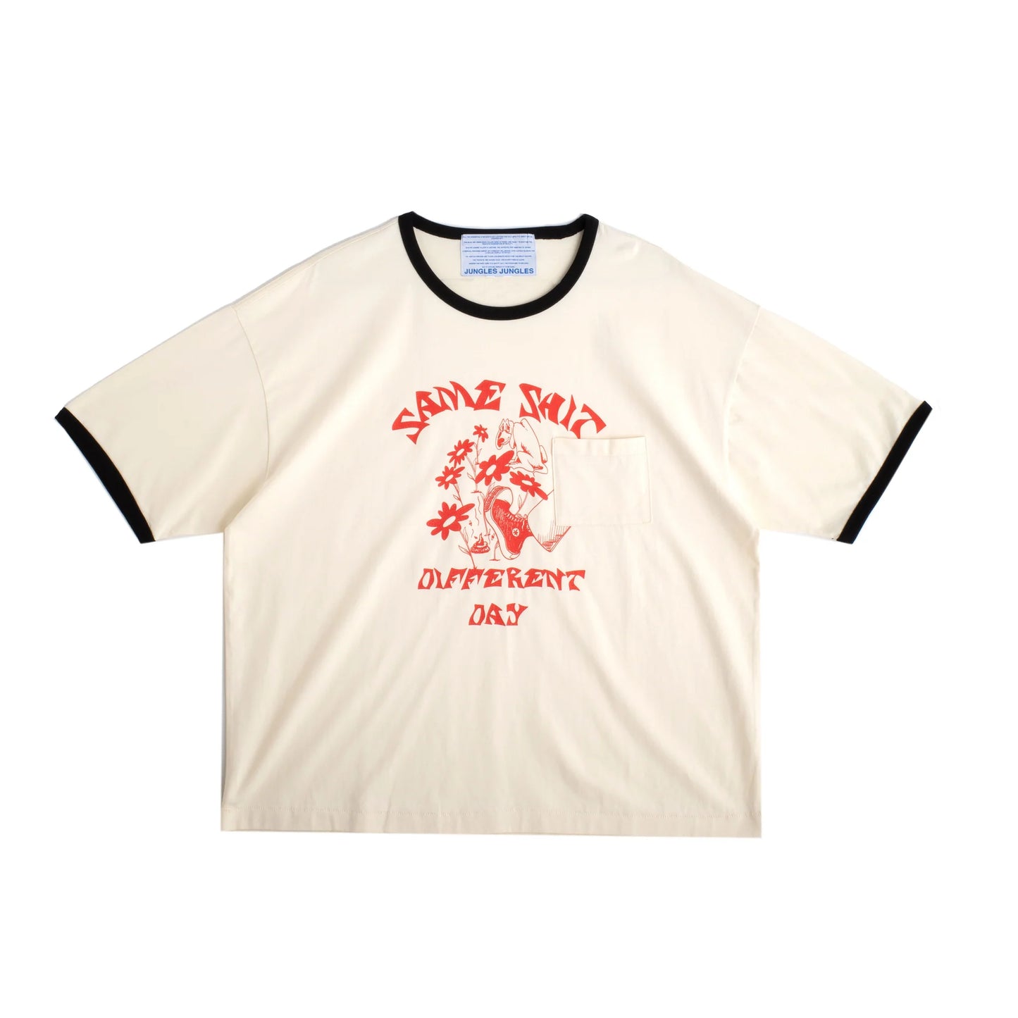 Jungles Jungles Same Shit Ringer Tee