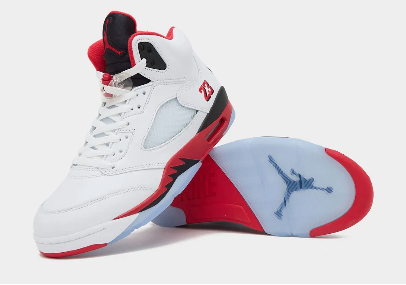 Air Jordan 5 Retro (GS) "Fire Red”