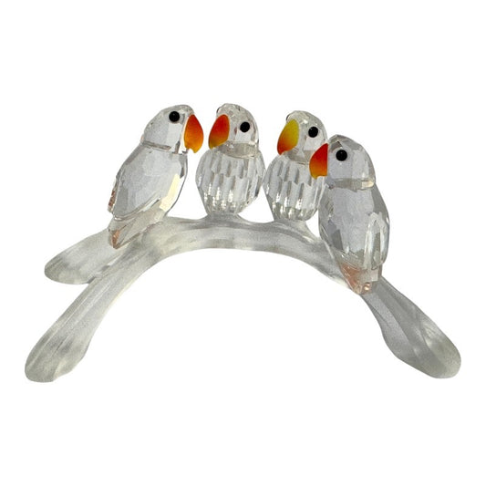 Swarovski Crystal Baby Lovebirds