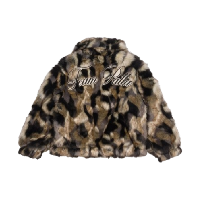 Patta Faux Fur Patchwork Jacket "Multi"