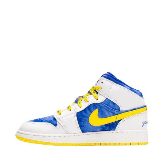 Air Jordan 1 Mid SS (GS) "Racer Blue”