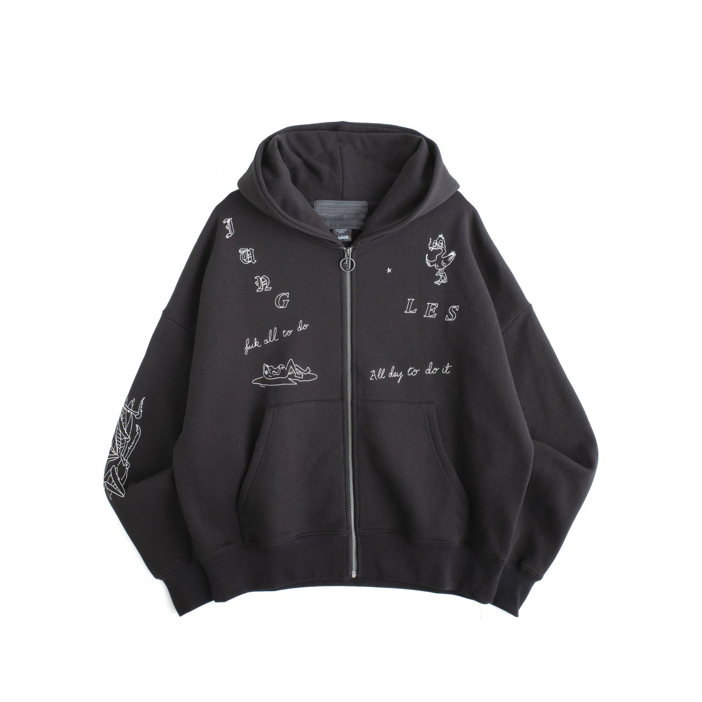 Jungles Jungles Fuck All Zip Hoodie