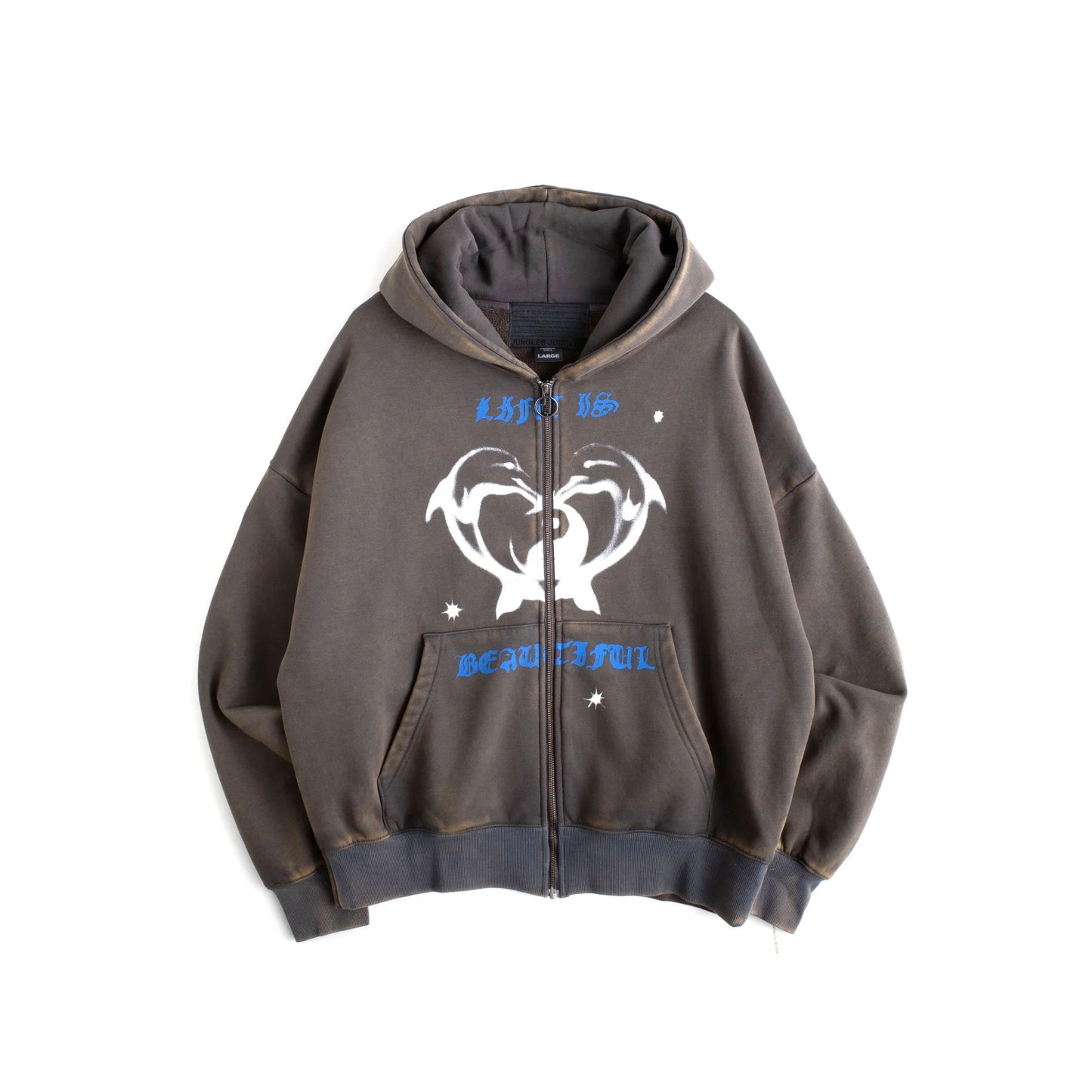 Jungles Jungles Life is Beautiful Zip Hoodie