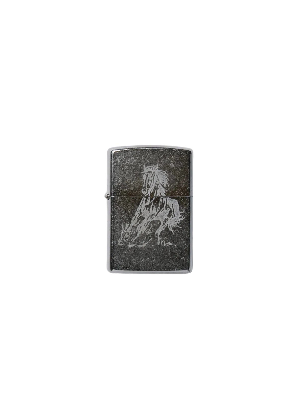 OOTD Running Horse Zippo - Silver