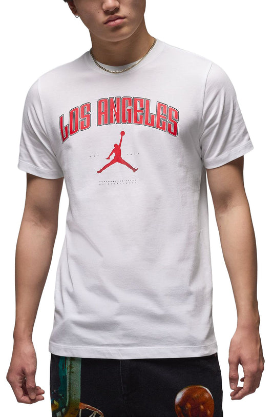 Jordan Los Angeles Logo T-Shirt - "White"