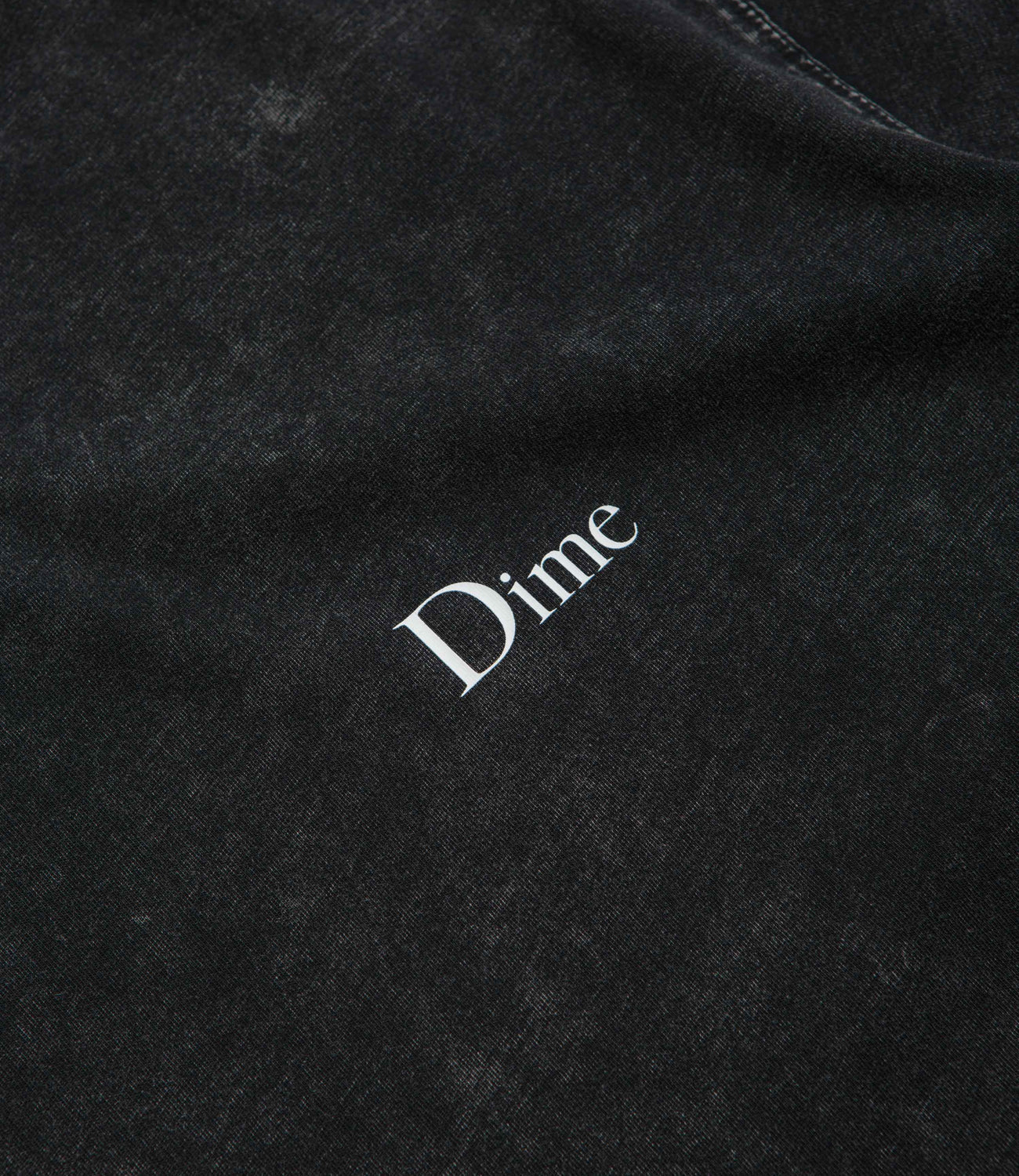 Dime Classic Small Logo T-Shirt “Faded Black”