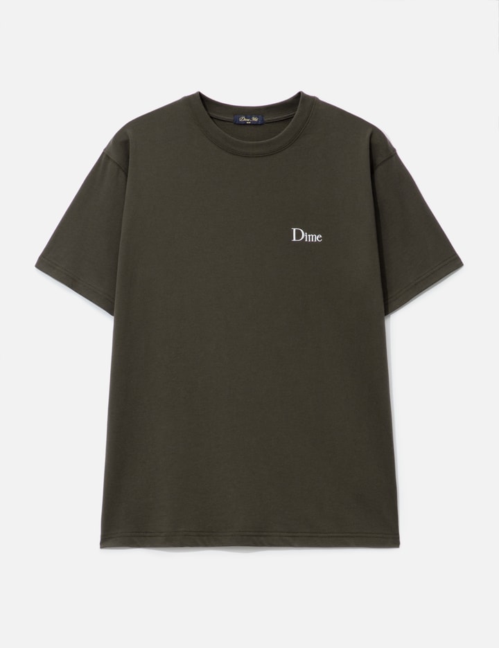 Dime Classic Small Logo T-Shirt "Vintage Black"