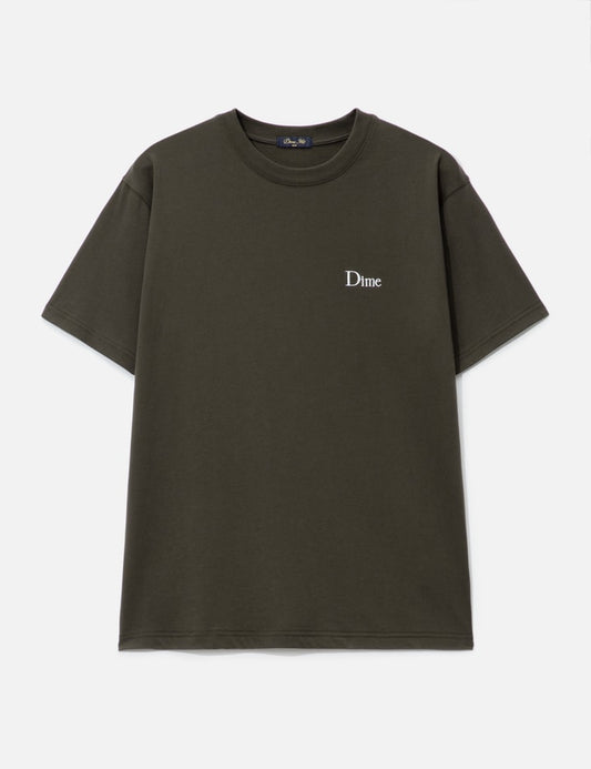 Dime Classic Small Logo T-Shirt "Vintage Black"