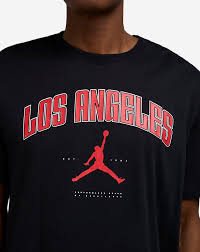 Jordan Los Angeles Logo T-Shirt "Black"
