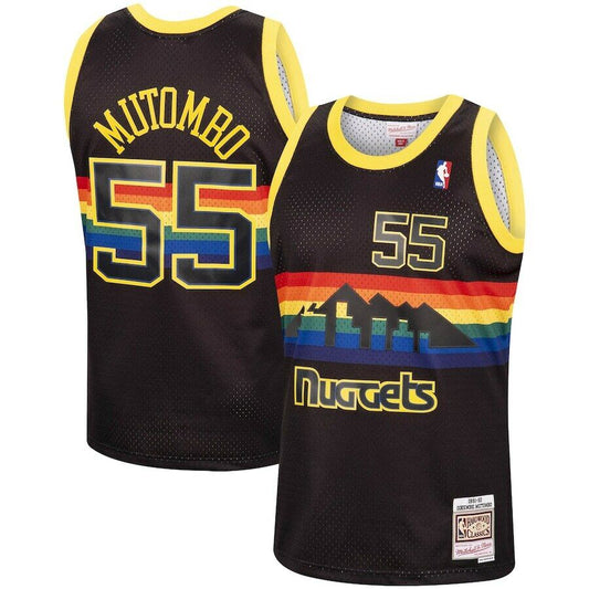 Mitchell & Ness - Swingman Jersey Denver Nuggets Dikembe Mutombo