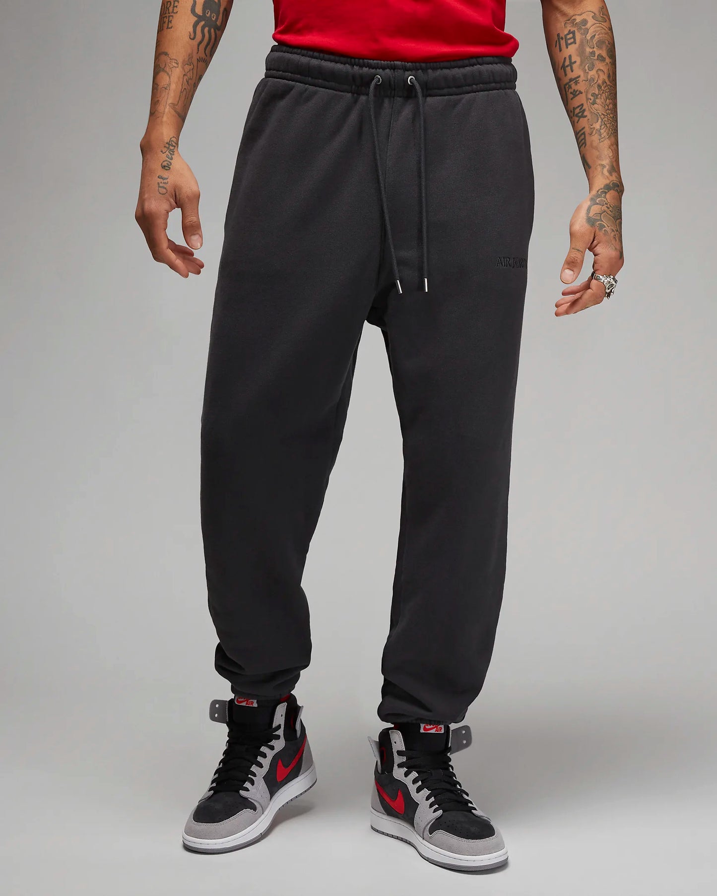 Jordan Wordmark Fleece Pants - Black