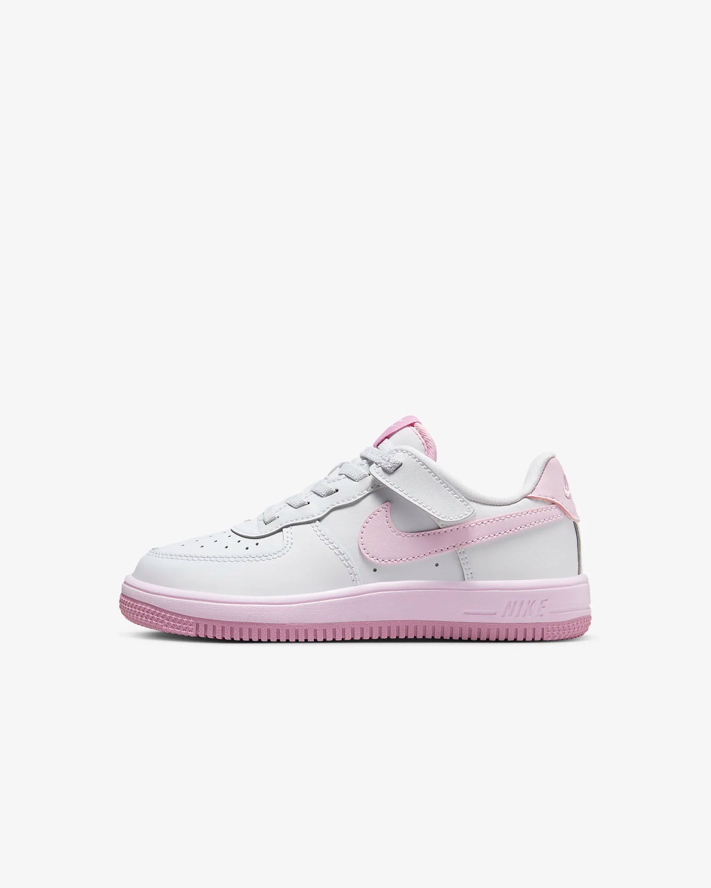 Nike Force 1 Low EasyOn (PS) “White Pink Foam"