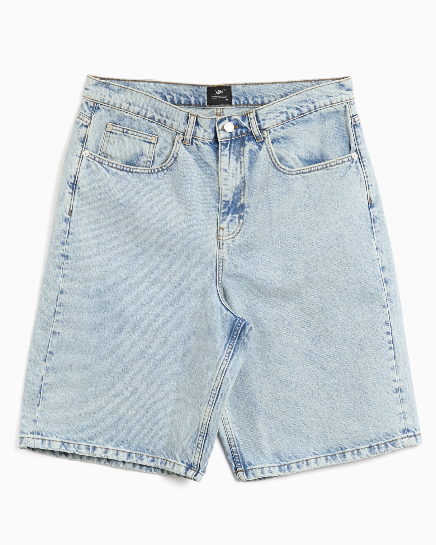 Patta Light Wash Denim Short