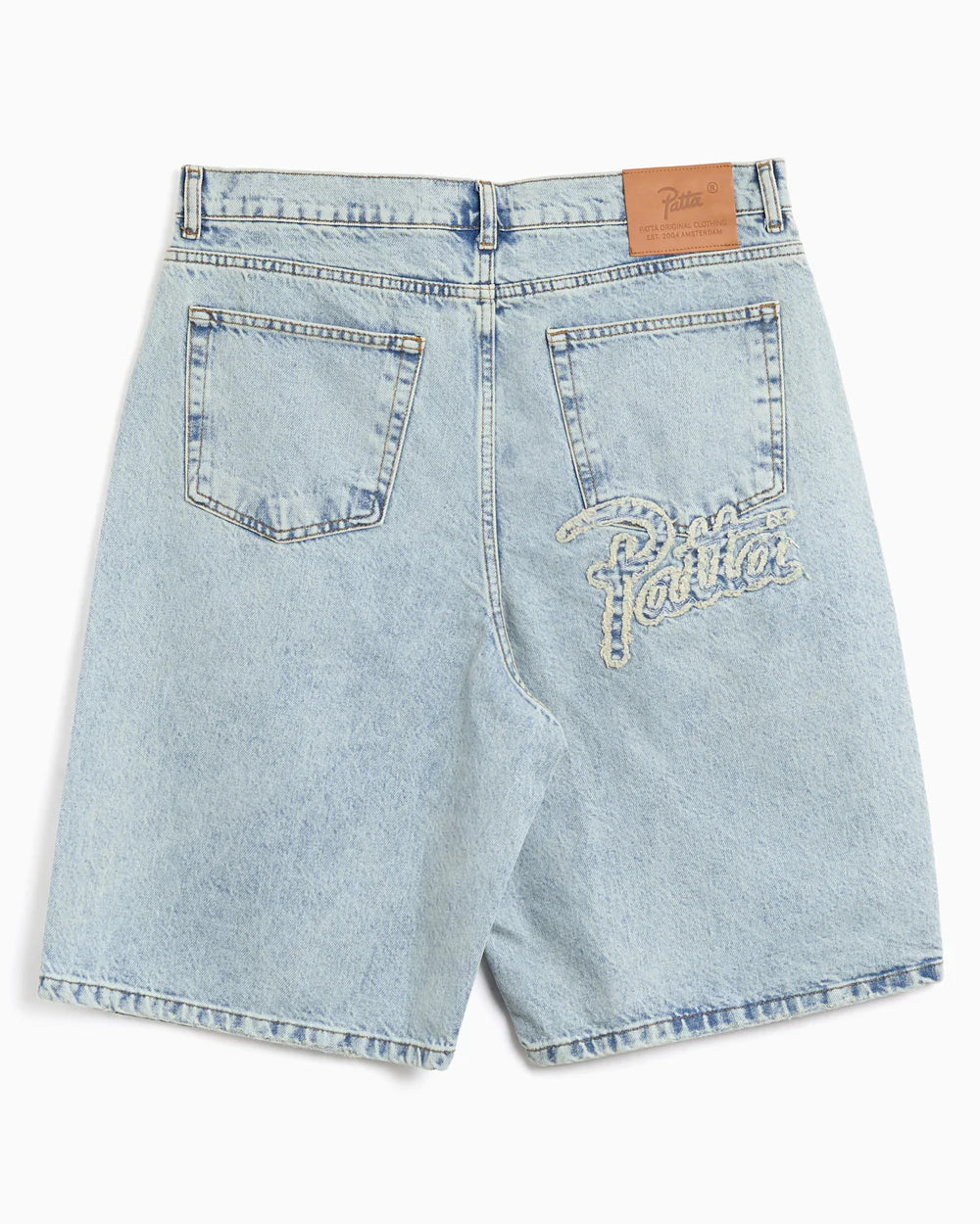 Patta Light Wash Denim Short