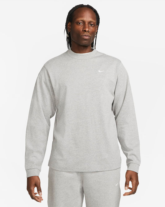 Nike Solo Swoosh Long Sleeve - Grey