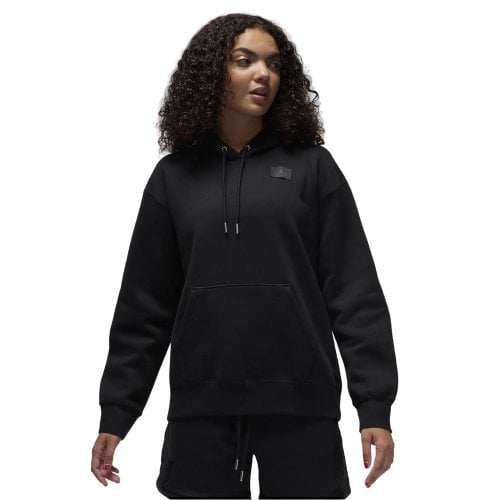 Jordan Women’s Flight Satin Lined Fleece Hoodie - Black