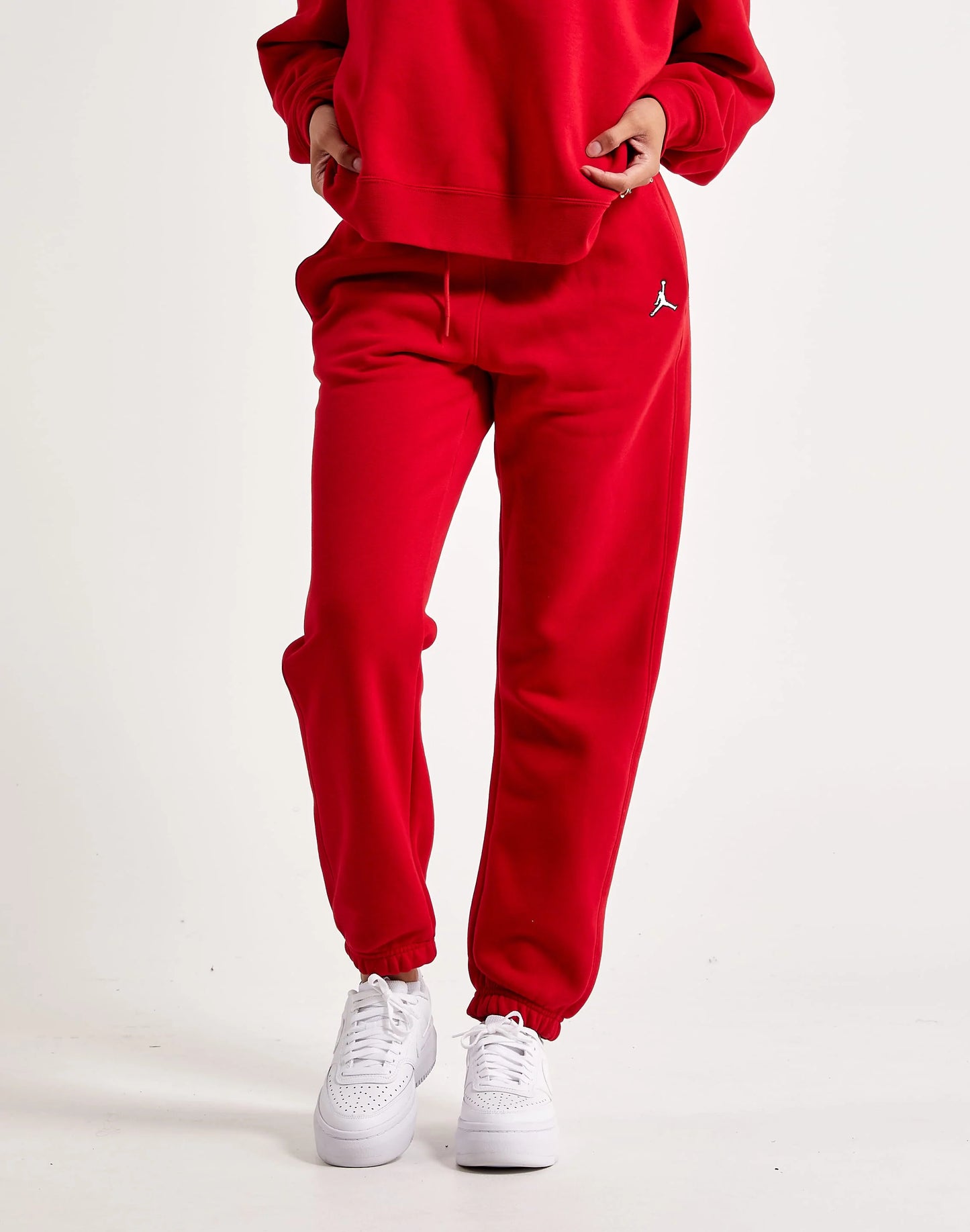 Women's Jordan Brooklyn Fleece Joggers - Gym Red