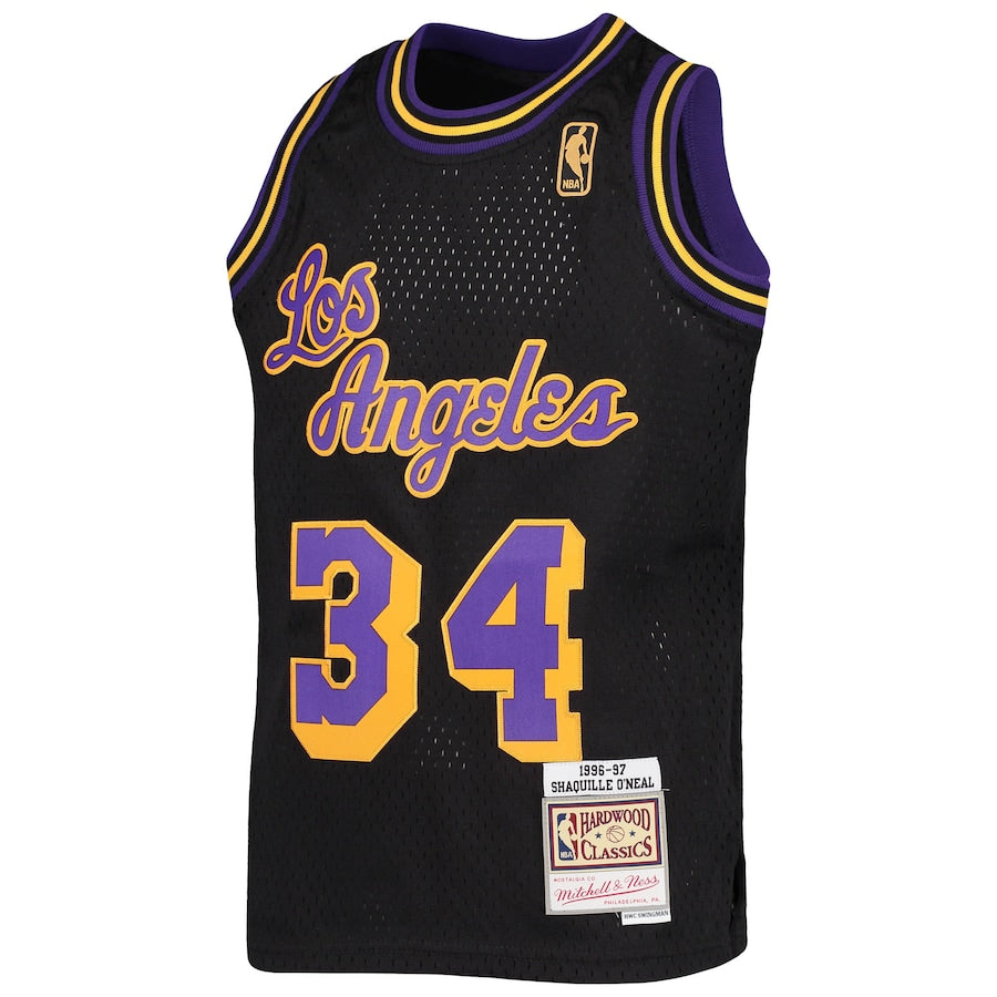 Lakers black clearance and purple jersey