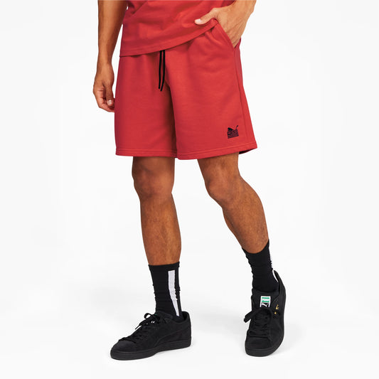 TMC X Puma Sweatshorts "High Risk Red"